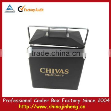 Aluminum cooler ice chest