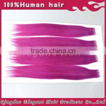 Shedding Free Virgin Human Tape in Hair Extension Wholesale Indian Human Hair Extension photo-2