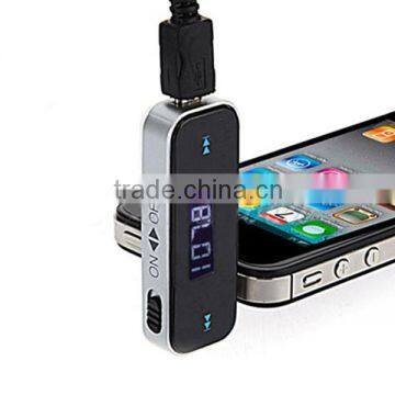 Bluetooth fm modulator, high quality FM Transmitter with LCD displays, easy to use and carry