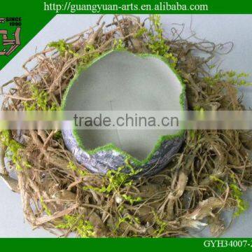 natural grass bird egg Easter decoration
