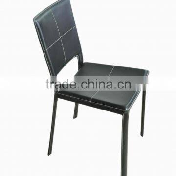 Fashion Hard Pvc Metal Dinning Chair