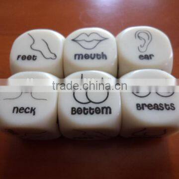 28MM Fun Dice/28# Flirt Screen Printing Dice/Novelty Fun Creative Dice photo-4