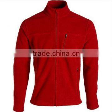 wholesale custom winter fleece jacket men red jacket custom designs