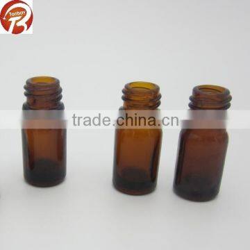 small 5ml 10ml amber glass e liquid bottle