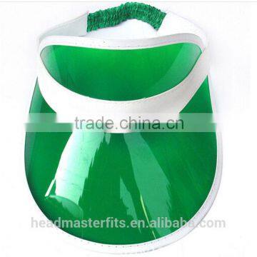 Wholesale Cheap Sunshade uv Protection Plastic Clear Pvc Sun Visor Cap photo-2