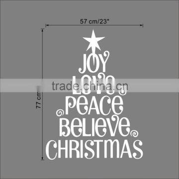 ALFOREVER Wall Decals Quotes Christmas Decal For Vinyl Sticker Tree Nursery Bedroom Home Decor Room Interior Design Art Murals photo-2