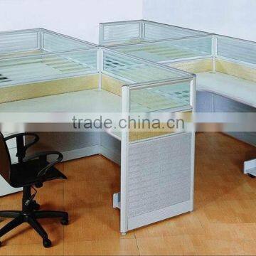 office furniture specifications aluminum partition L shape work station (SZ-WST626)