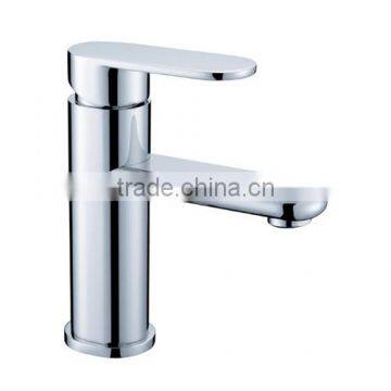 Guangdong Ceramic Cartridge Deck Mounted Series Basin Faucet Cheap Sanitary Wares photo-2