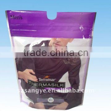 heat seal aluminum foil bags with tear notch HT07