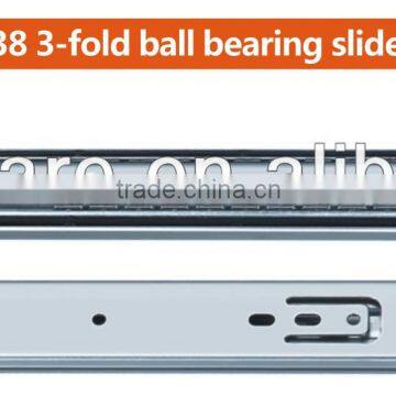 3-fold ball bearing drawer slide 36mm width