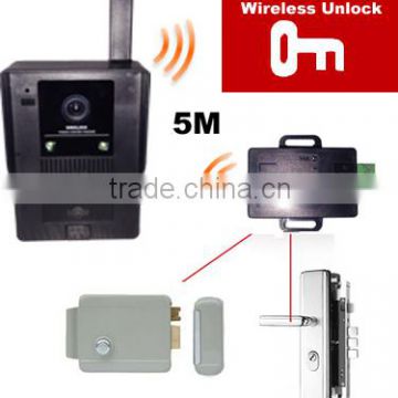 7 inch wireless doorphone with wirelss unlock function