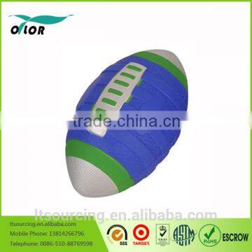 Cheap price unique toy balls colorful PU rugby stress balls