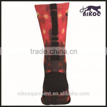 100% cotton colorful elite socks