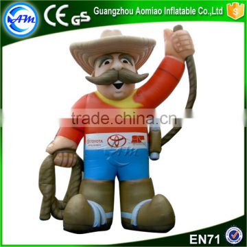 2016 Best Designed inflatable advertising inflatable cowboy model for sale                        
                                                                                Supplier's Choice