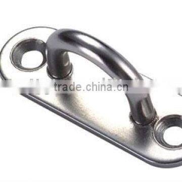 High Quality Stainless Steel AISI304 316 Small Square Marine Lifting Pad Eye Plate photo-3