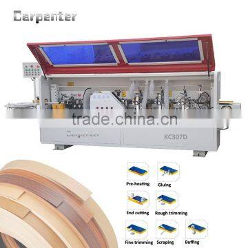 KC307D plywood edge banding machine with pre-milling / pvc edge banding machine