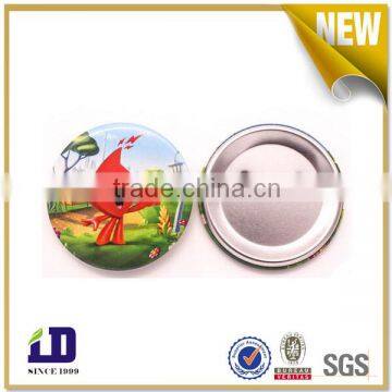 2015 Wholesale Custom Carton Animals Tin Button Bagdes