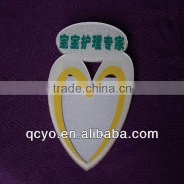 Shenzhen customize handmade heart shaped name tags