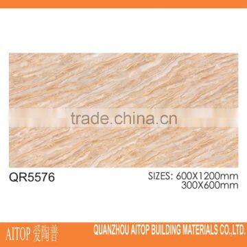 half polished thin porcelain tile wall decoration