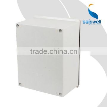 SAIP/SAIPWELL High Quality Electrical Waterproof Enclosure SMC Fiberglass Box with Steel Mounting Plate