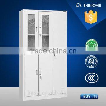 luoyang steel wardrobe locker double door almirah glass door almirah