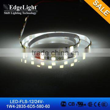 Edgelight 2835 smd led strip light , DC12V/24V flexible light led strip , CE/ROHS/UL listed white color LED strip                        
                                                Quality Choice
                                                    Mo