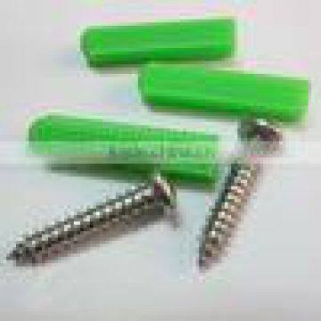 plastic colored dowel screws