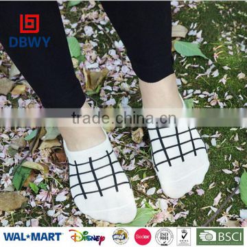 Top quanlity white pure cotton women ankle fashion socks