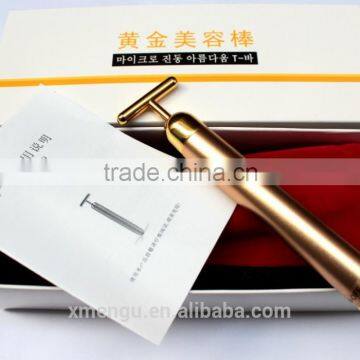 Korean Beauty Equipment 24k Gold Beauty Bar Facial Massager