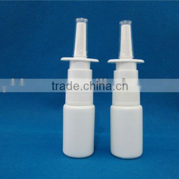 bulksale 10ml hdpe white nasal spray bottle