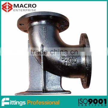 duck foot DI 90 degree bend flanged