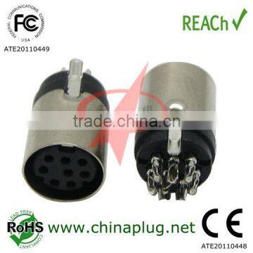 Female din connector 8 pin