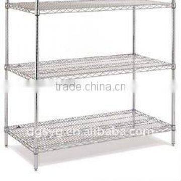 3 Shelves Industrial and Cleanroom Wire Shelving-hotel shelving