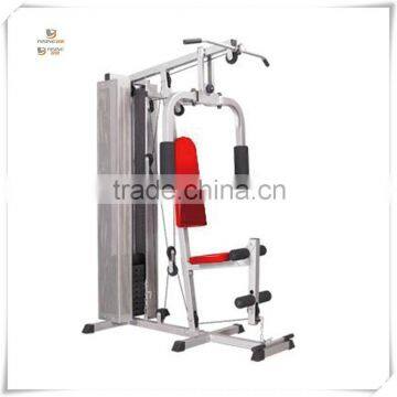 one station home gym with protecting net cover and plastic weights
