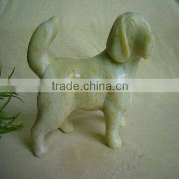 dogs crafts made with carving animal