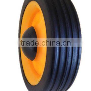 5 Inch Semi-pneumatic Rubber Wheel for Push Cart, Hand Trolley, Industrial Trolley photo-4