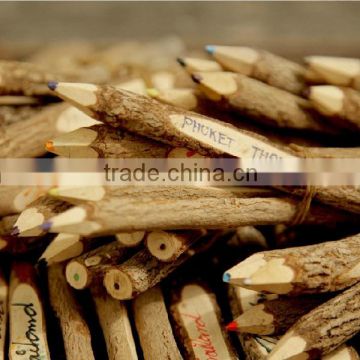 Hot sale Japanese and Korean non-toxic raw wood color pencils