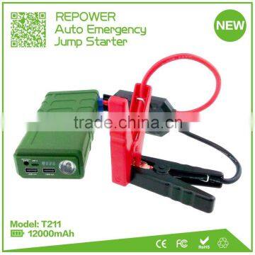 2015 Hot Products Dual USB Emergency Diesel gasoline version Portable 12v Car Battery Jump Starter