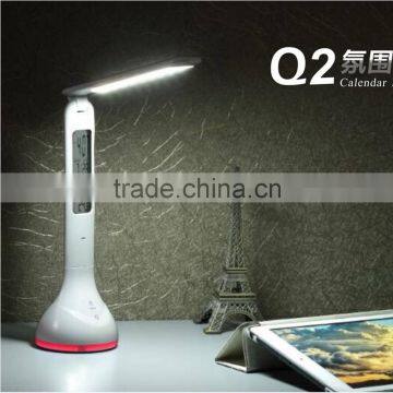 Q2 Atmosphere Lamp Desk lamp Table lamp Calendar desk lamp Touch desk lamp Touch led lamp Colorful lamp DC 5V 3W OEM or send now