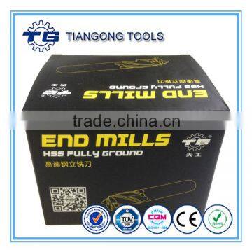 DIN844 DIN327 2 3 4 FLUTE HSS end milling