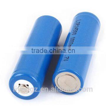 LIR14500 1000mAh 3.7V flat lithium battery