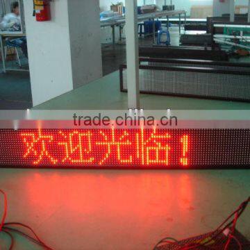 single color portable outdoor led signs customized