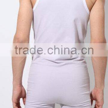 Cotton Summer Cheap Wholesale OEM Onesie Pajamas For Men photo-2