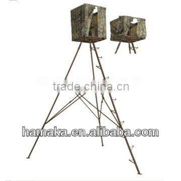 outdoor Aluminum foldable Hunting camo tree stand blind ladder