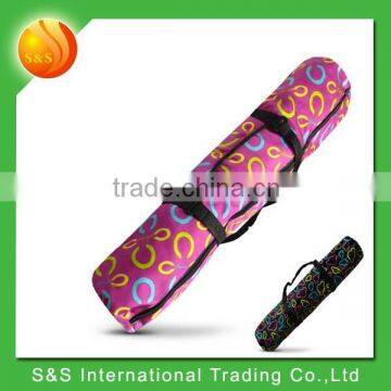 2015 new design waterproof fitness portable yoga mat bag