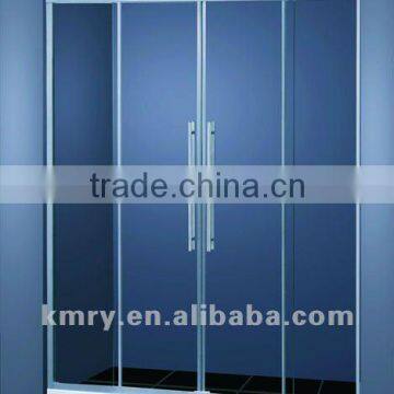 Aluminium Frame Sliding Glass Shower Screen Flexible(KD6017)