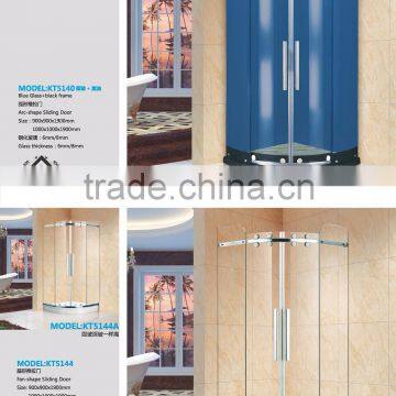Frameless 304 Stainless Steel Sliding Shower Enclosure (KD5306) photo-4