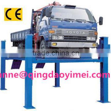 The Four-column auto hydraulic electrical lifter garage car lift ramps plant for auto