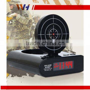 Shooting Target Laser Power-saving Gun Alarm Clock photo-2