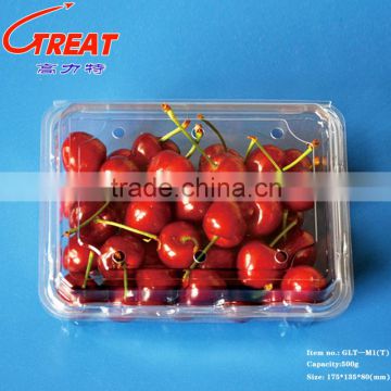 Clear Transparent Plastic Packaging box clamshell billster packaging container 500 gram